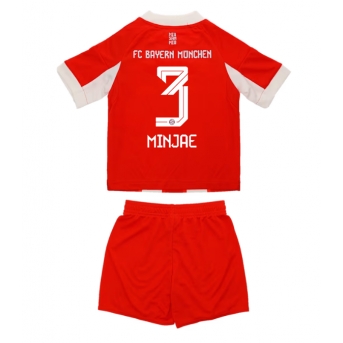 Billige Fotballdrakt Bayern Munich Kim Min-jae #3 Replika Hjemmedraktsett Barn 2025-26 Kortermet (med bukser)